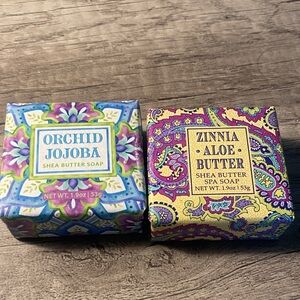 Orchid Jojoba Shea Butter Soap - Purple and Blue